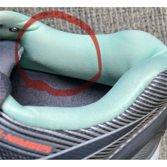 Women's Asics GEL-Flux 3 Running Shoes - Titanium/White/Enamel Blue - Size 9 D - Picture 11 of 11